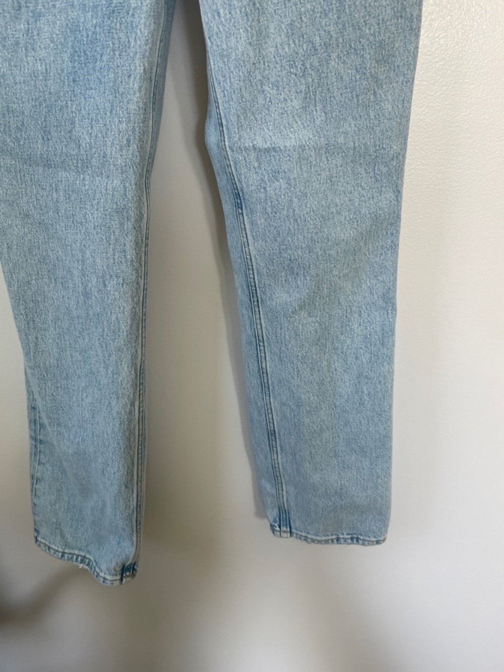 Abercrombie & Fitch Light Blue The 90’s straight ultra high rise WomanJeans 26/2 - Picture 6 of 10